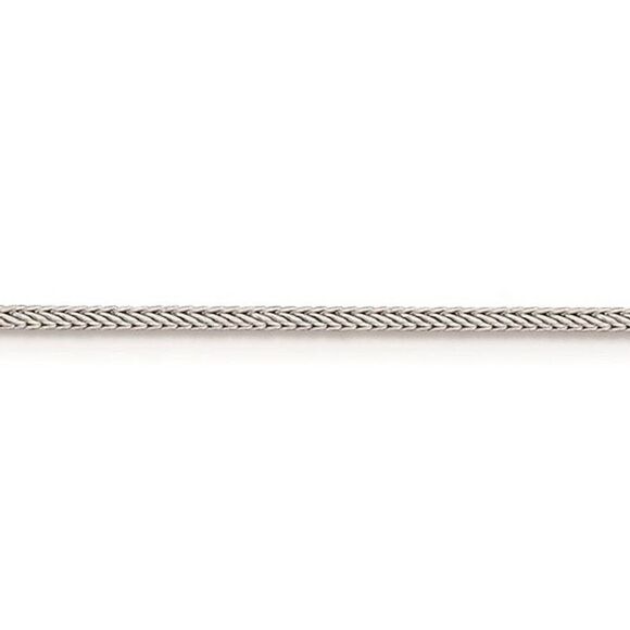 1.25mm Sterling Silver D/C Solid Round Franco Chain Necklace, 26 Inch - Picture 3 of 7
